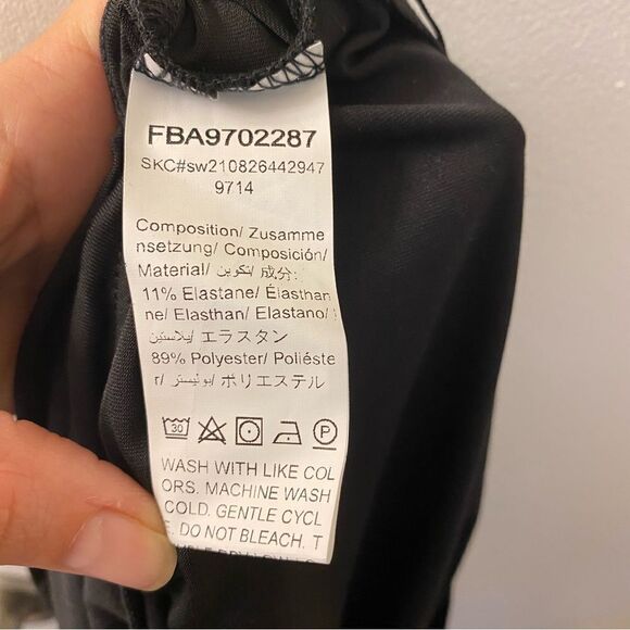 Black fringe Jumpsuit bodysuit Sleeveless Leotard whimsy goth festival rave XXL - Picture 9 of 9